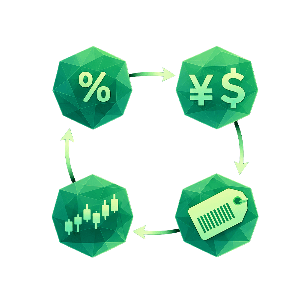 【一発理解】為替・金利・インフレと株価の関係は？投資ニュースが読める「相場の早見表」